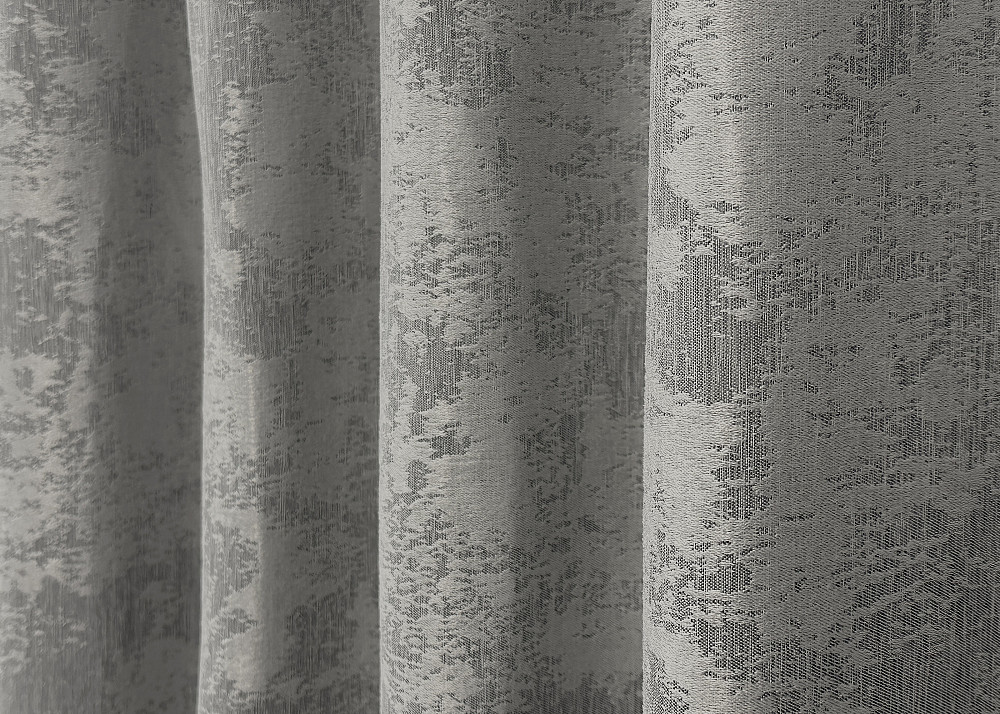 Комплект готовых штор VR-Textil Жаккард Sultan XO №1125ш Серый 100х280 см 2 шт (31-795) Киев - изображение 7