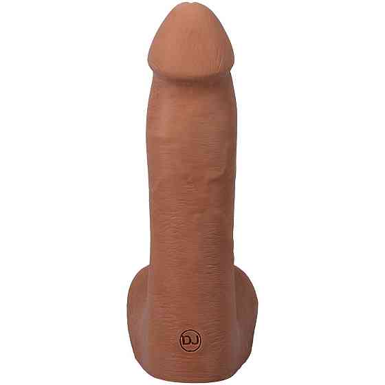 Фалоімітатор Doc Johnson The Realistic Cock ULTRASKYN - 7 Inch with Balls Caramel Sex Aura Київ