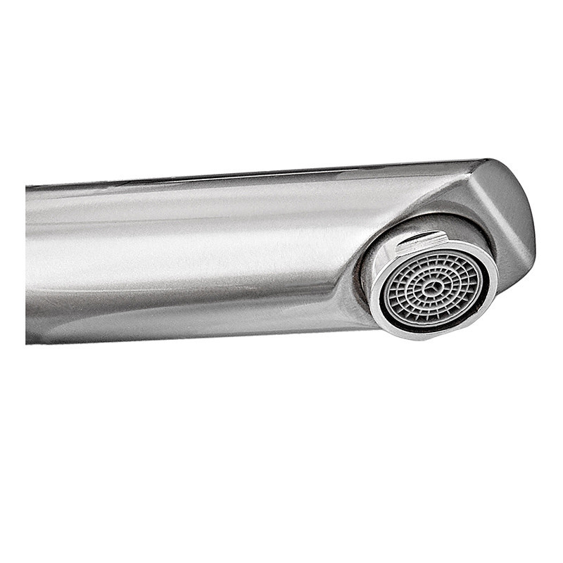 Смеситель для умывальника Armata SUS-001-A с коротким изливом из нержавеющей стали (CH6474) Харьков - изображение 3