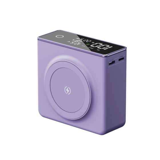 Повербанк Q7 20000 mAh з MagSafe - Фіолетовий Киев