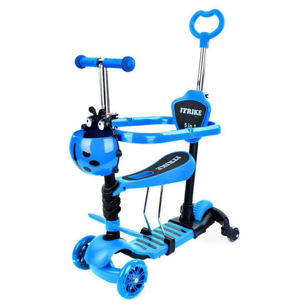 Самокат дитячий 3-х колісний 5 в 1 JR3-101-BL, до 25 кг Вінниця - фото 1