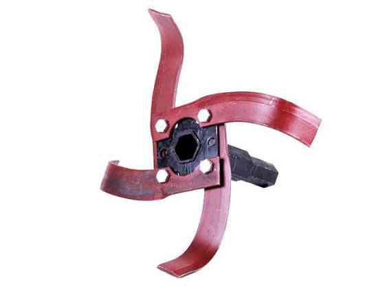 Секция фрезы с ножами на дизельный двигатель 178F/ мотоблок 186F, 4 ножа, диаметр 32 мм Мукачево