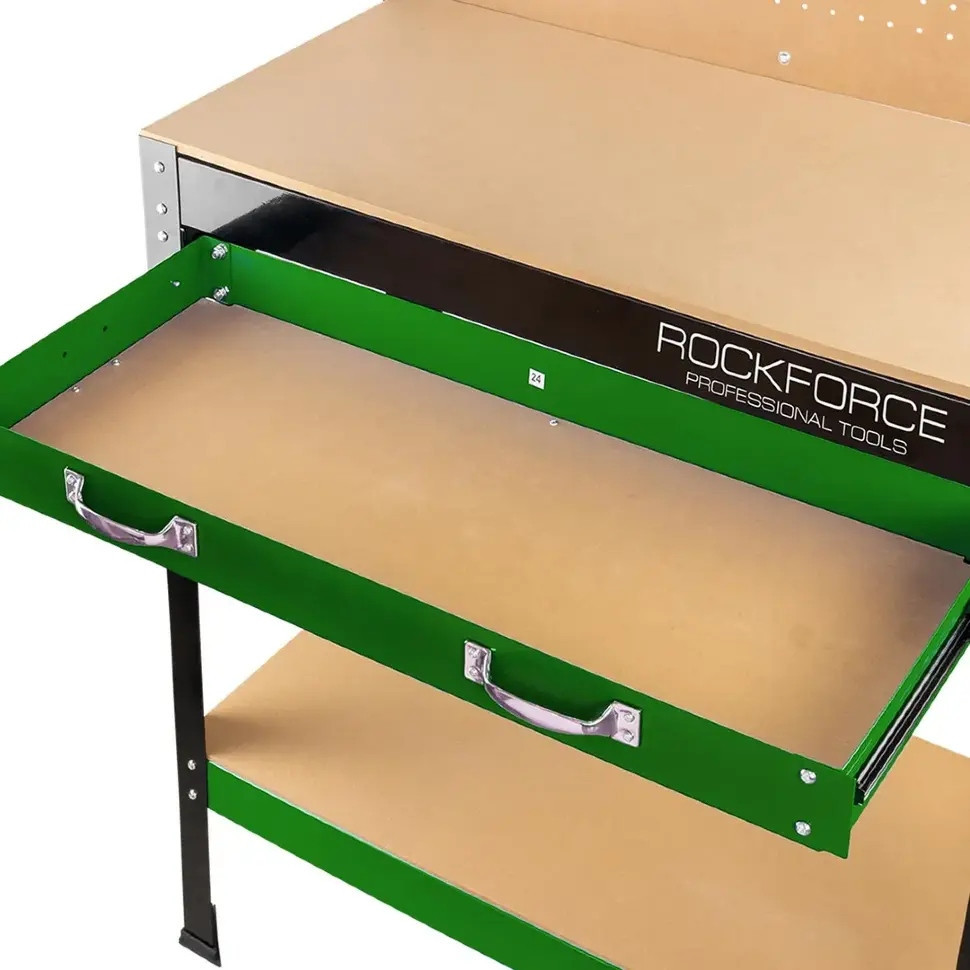 Верстат слюсарний металевий (800х400х1400мм) Rockforce RF-WT00301 Одеса - фото 3