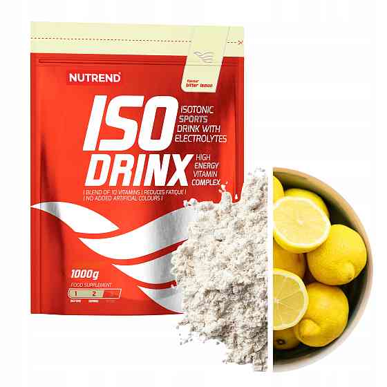 Ізотонік Nutrend IsoDrinx 1000 g (Bitter Lemon) Луцьк