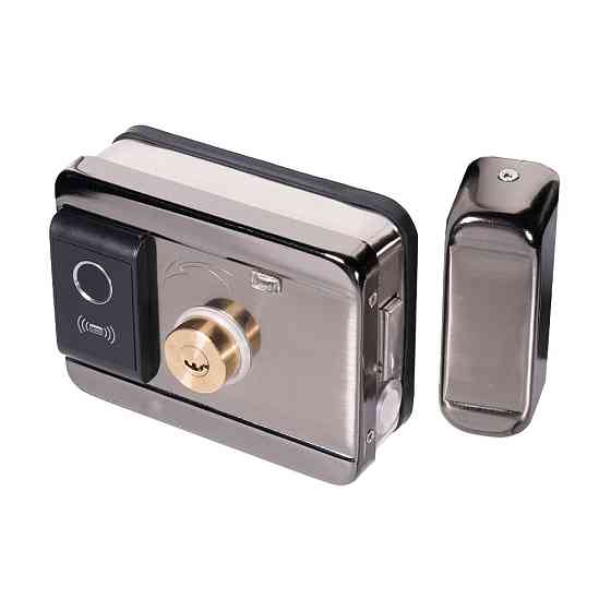 Замок біометричний автономний Trinix TRL-5202BT2FW Black з Bluetooth, зчитувачем відбитків пальців і карт Mifare (65-00053) Киев