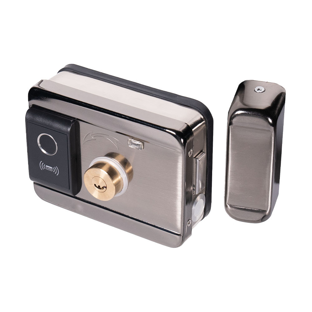 Замок біометричний автономний Trinix TRL-5202BT2FW Black з Bluetooth, зчитувачем відбитків пальців і карт Mifare (65-00053) Киев - изображение 4