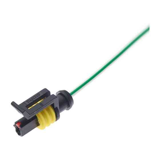 Разьем коннектор с проводом, 1-кон., Датчик Давления Масла,  282079-1, 1-282079-1, 282079-2,  Buick, Cadillac, Chevrolet, Daewoo, Киев