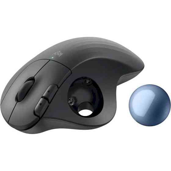 Миша бездротова Logitech Ergo M575S Graphite + Blue Ball (910-007029) Темно-сірий Харків