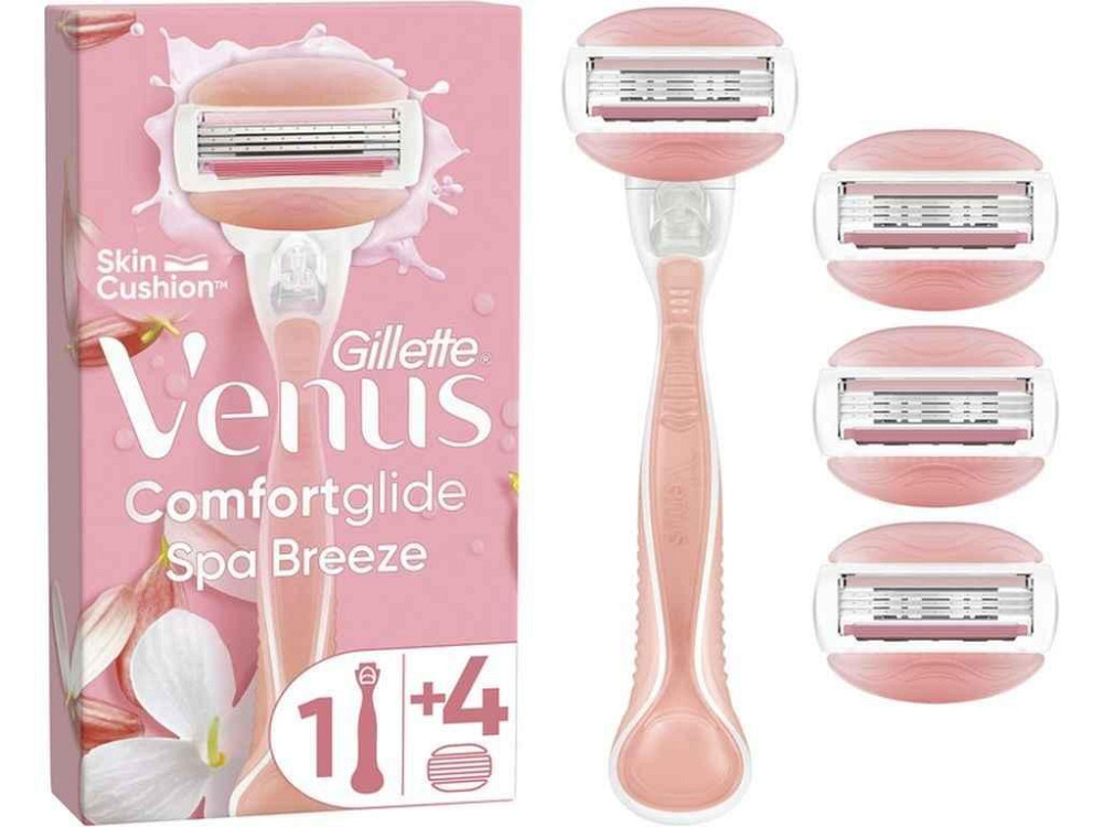 Станок для бритья 1шт Comfortglide Spa Breeze с 4 сменными картриджами ТМ VENUS Киев - изображение 1