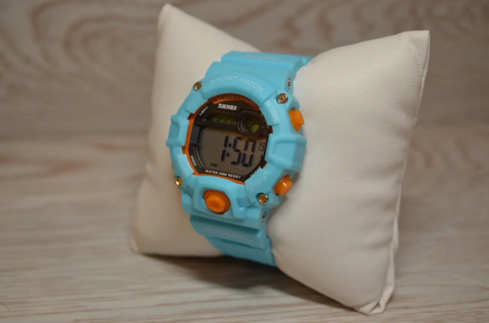Детские спортивные наручные часы Skmei 1477 (Голубые) Киев - изображение 6