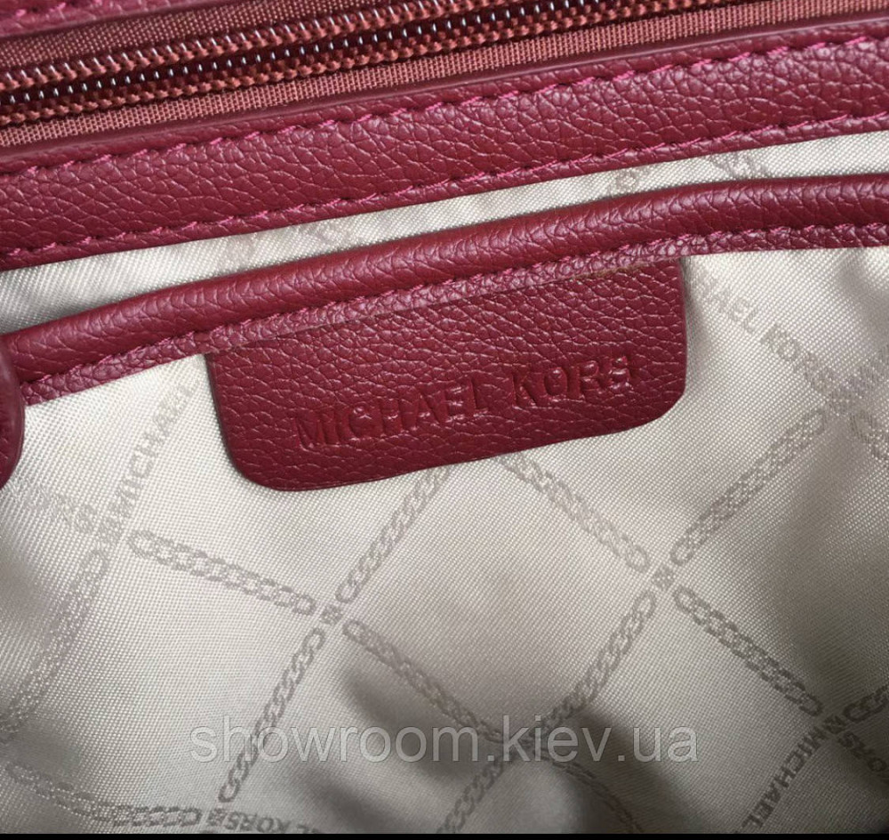 Женский рюкзак Michael Kors Rhea Zip G Bordeaux Lux Киев - изображение 7