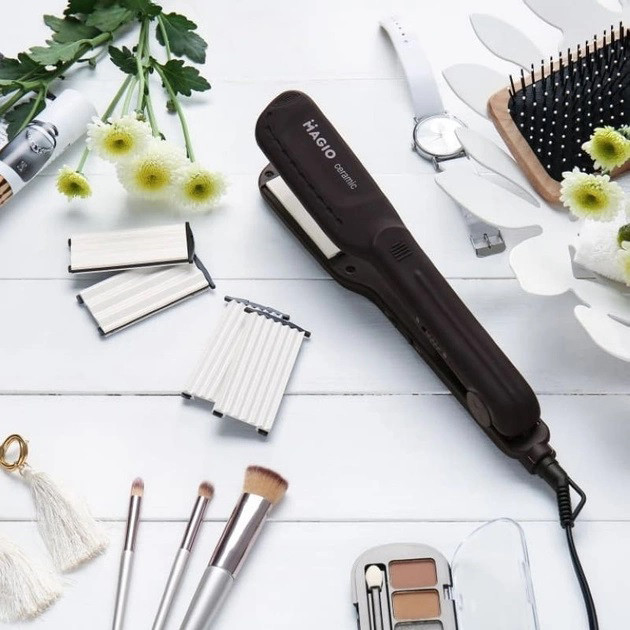 Укладання волосся випрямлення MAGIO MG-722, Праска для вирівнювання зачіски, Праска-випрямляч потужна DP-12 Львів - фото 11
