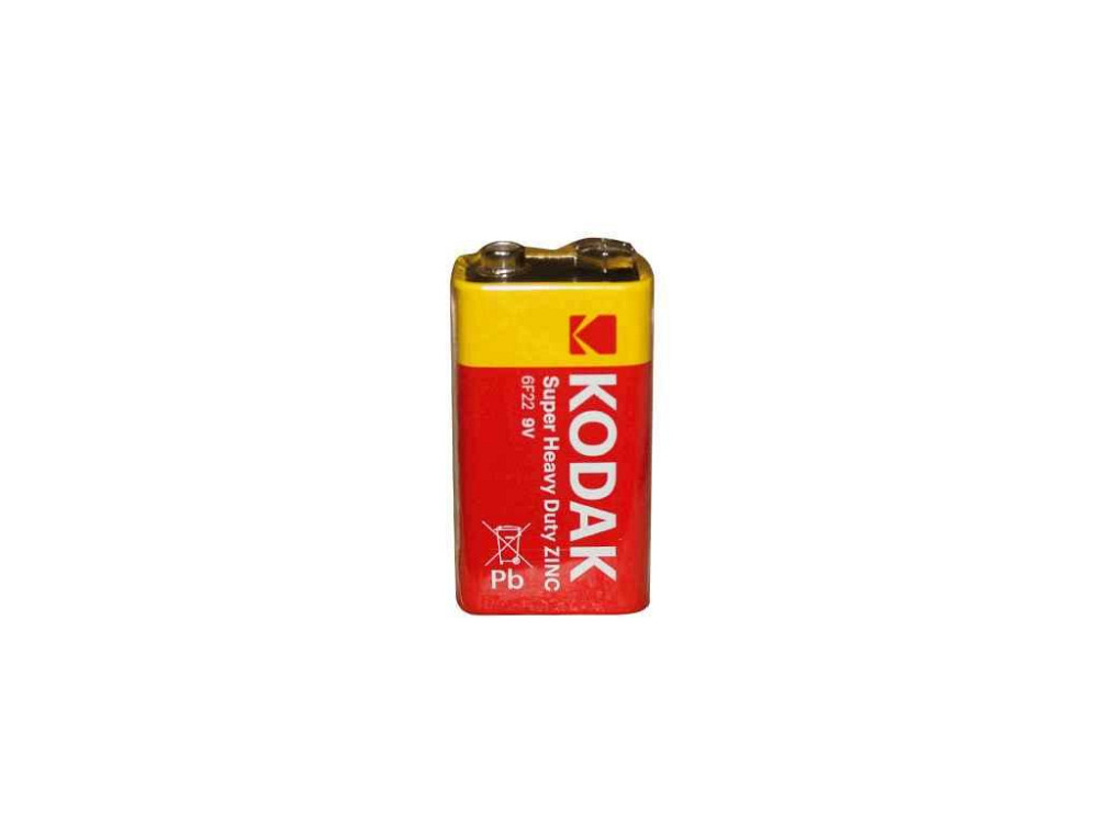 Батарейка сольова 6F22 крона 1шт (плівка)ТМ Kodak Solmir Київ - фото 1