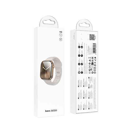 Смарт-часы HOCO Y30 50mm. 230 mAh. IP67 Smart sports watch(call version) Gold Киев
