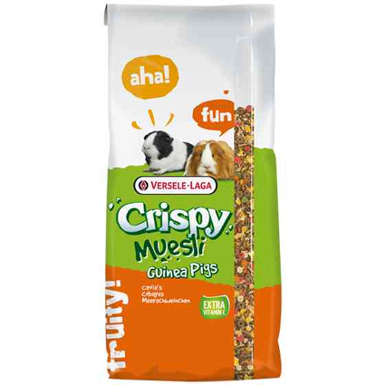 Versele-Laga Crispy Muesli Guinea Pigs ВЕРСЕЛЕ-ЛАГА КРІСПІ МЮСЛІ МОРСЬКА СВИНКА мюслі корм для морських свинок Київ