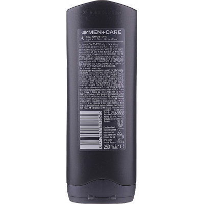 Гель для душа Dove Men+Care Чистота и комфорт 250 мл (8717644627624) Винница - изображение 2