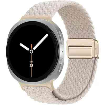 Ремешок для смарт-часов Armorstandart Braided Solo Loop для Samsung Watch 8 / 8 Classic (20x113 mm) Starlight (ARM87357) Винница