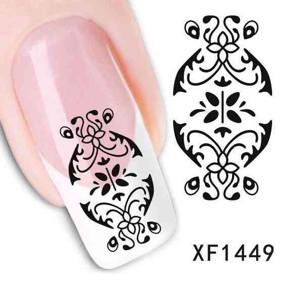 Наклейки для ногтей XF1449 Киев