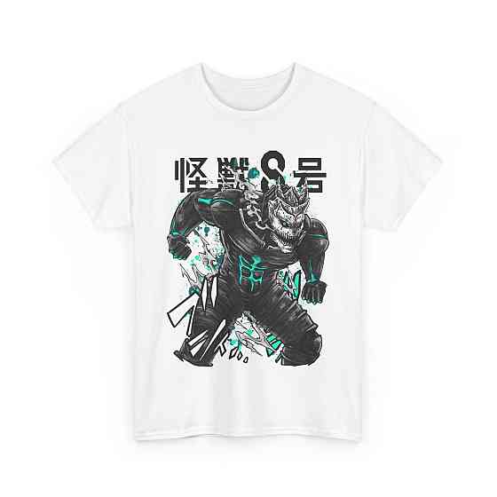 Футболка для мальчика аниме Каиджу Но Аниме Манга оверсайз (рост от 165 до 180 ) Черний AnimeJ0020m Днепр