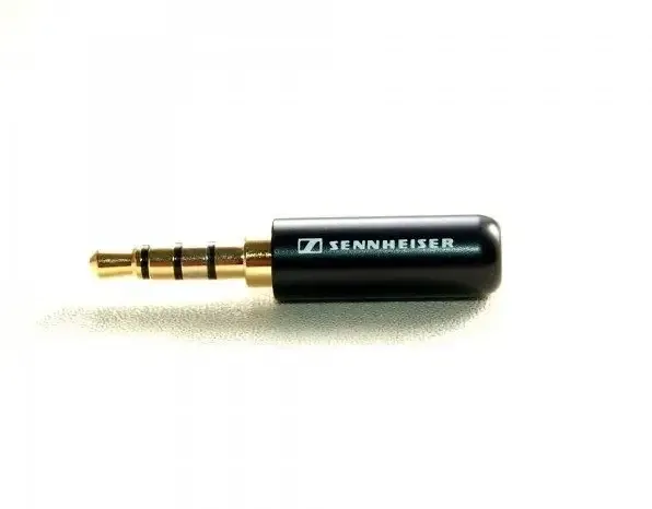 Штекер 3,5 мм 4C, металевий корпус, чорний, Sennheiser Полтава - фото 1