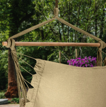 Бразильське крісло - гамак Outtec Boho Sois XXL бежевий Київ - фото 7