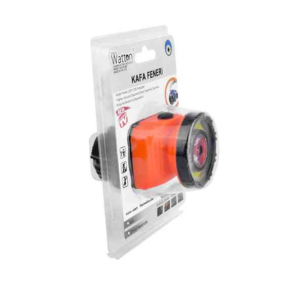 Потужний лобовий ліхтар на батарейках WATTON WT-607 дальністю 50-150 метрів з трьома режимами роботи від 3-х ААА Кам'янець-Подільський
