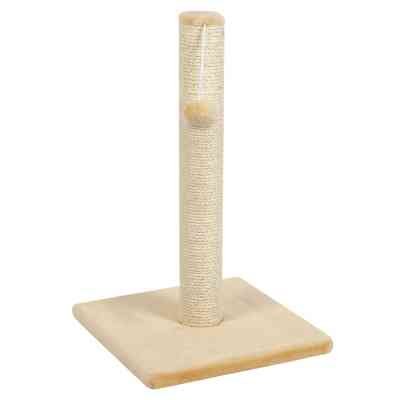 Дряпка (когтеточка) для котов Природа Д00 столбик 53 см "ДЖУТ" (бежевый) (4823082425273) Винница