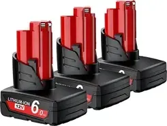 Акумулятор zamienny o pojemności 6000 mAh, kompatybilny z elektronarzędziami Milwaukee, 3 szt Київ - фото 1