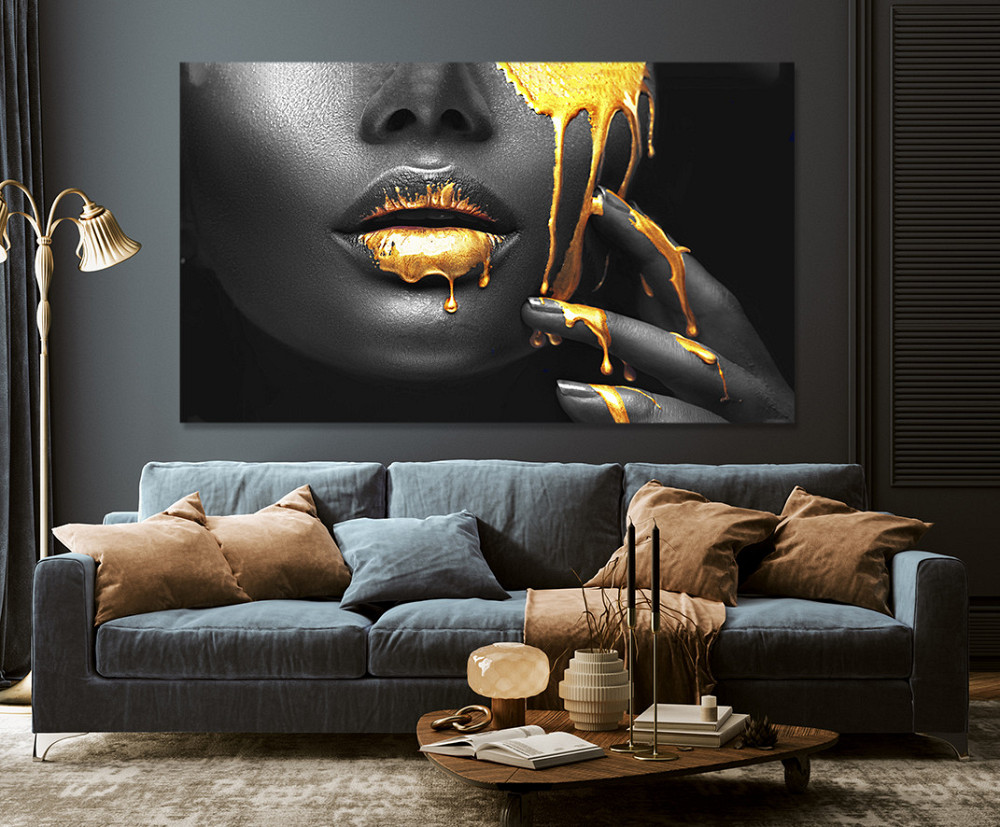 Картина холст в гостиную / спальню   Дівчина   MLP_149 70x140 см Киев - изображение 3