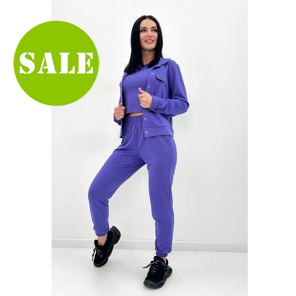 Женский трикотажный костюм тройка 