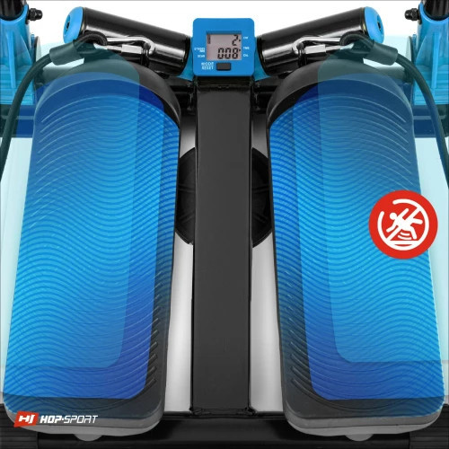 Степпер HS-045S Slim для домашніх тренувань фітнесу, кардіо та схуднення, компактний тренажер для ніг і сідниць Київ - фото 8