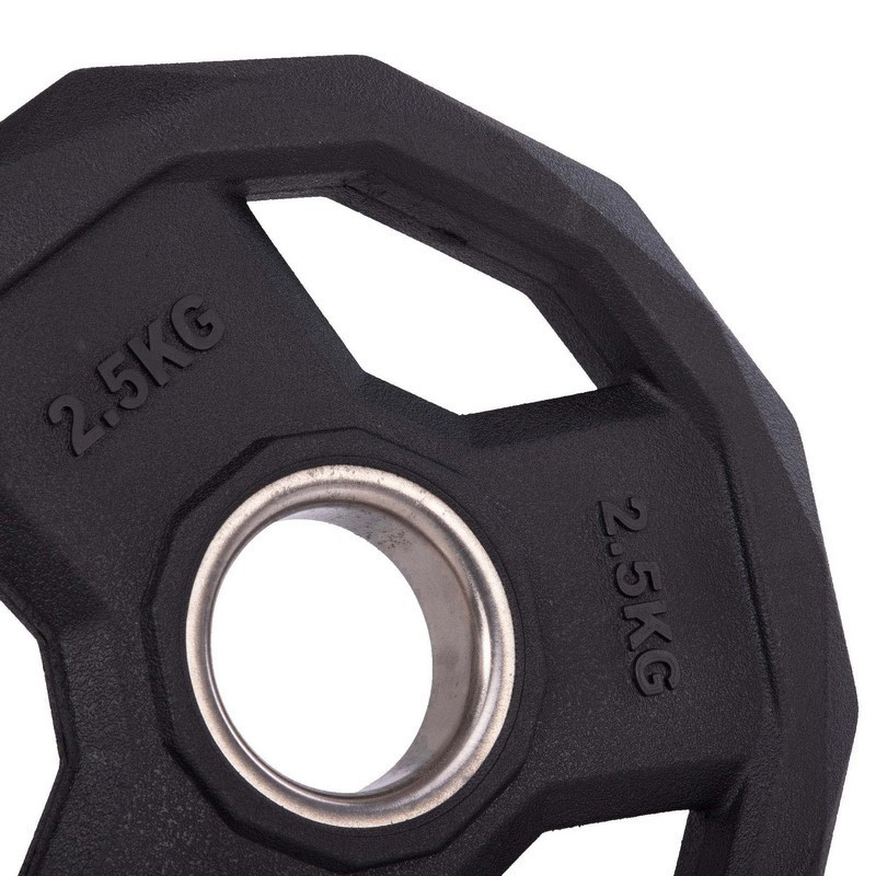 Блин (диск) полиуретановый 2.5 кг 51 мм KZ-3858-2_5 Киев - изображение 4