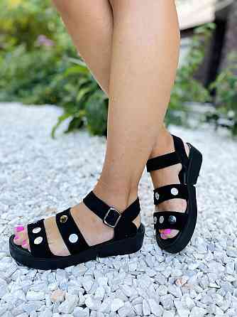 VIKTTORIO БосонІжки жіночі VIKTTORIO Сахара чорні (літо, замша натуральна) (3771) лише 38р. Коломия