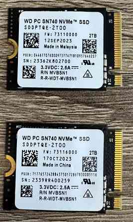 Накопичувач SSD Western Digital SN740 2TB 2230 Харків