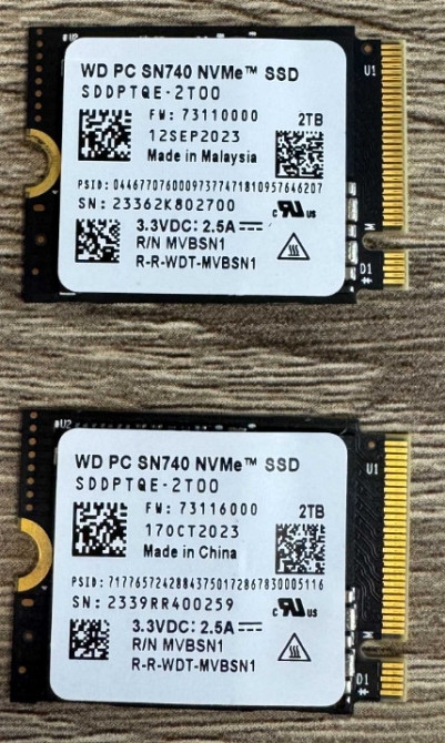 Накопичувач SSD Western Digital SN740 2TB 2230 Харків - фото 2