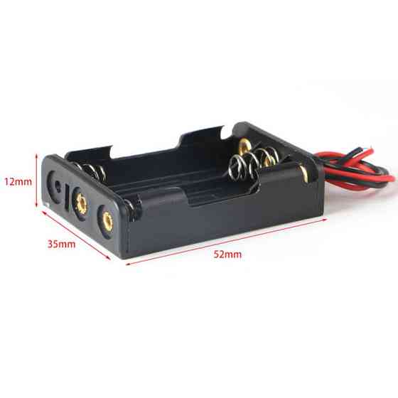 Бокс для 3 батарей AAA з проводами для Arduino та DIY Київ