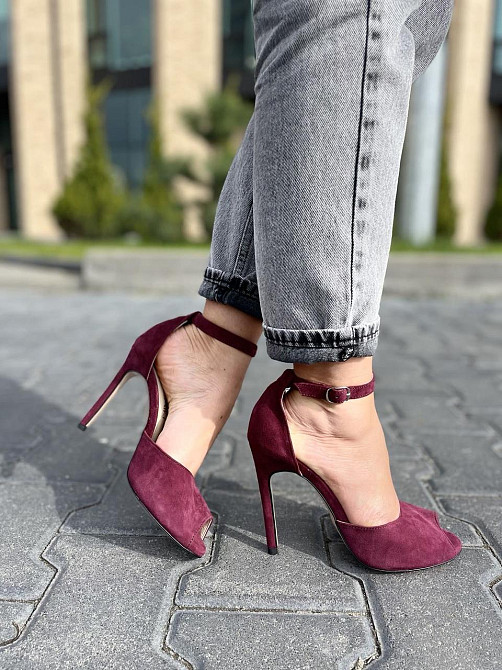 Nivelle Босоніжки жіночі NIVELLE 1794/10503-10512 бордові (літо, замша натуральна) (3675) 36-39 Коломия - фото 10