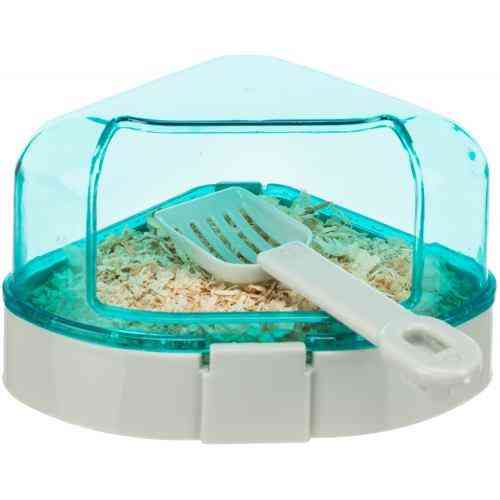 Туалет Trixie для грызунов, угловой, 14x8x11 см (пластик) Винница