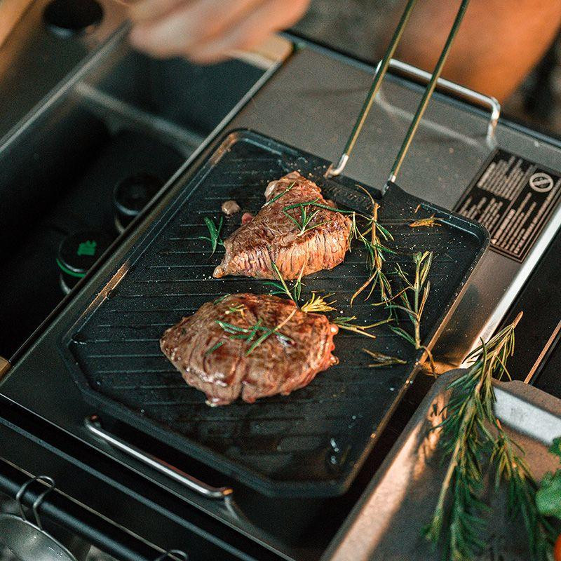 Сковорода-гриль зі складаною ручкою Naturehike CNK2300CJ016, алюміній Рівне - фото 6