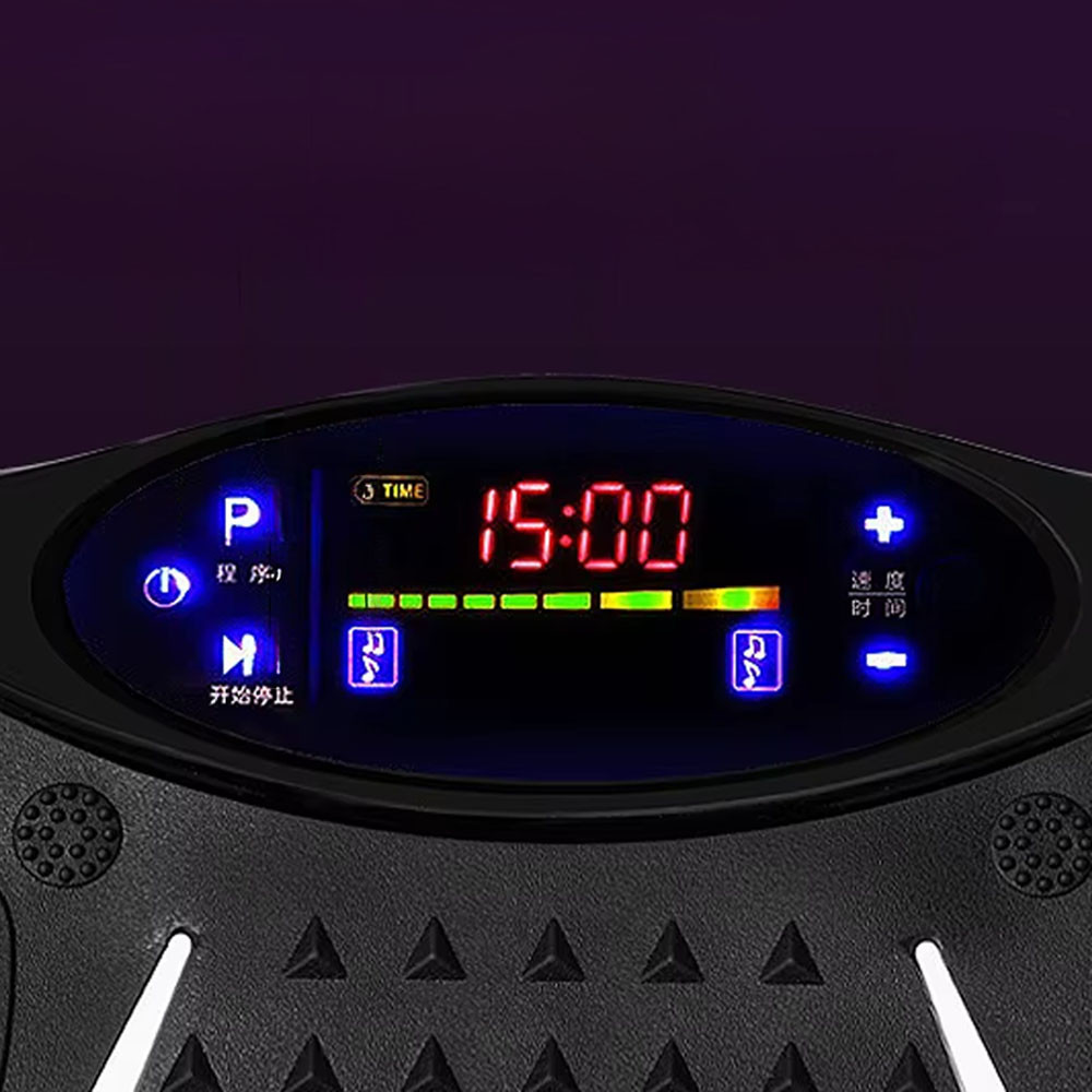 Виброплатформа для тренировок с 2 эспандерами + пульт, до 120кг TS-5513 / Вибротренажер для похудения Киев - изображение 5