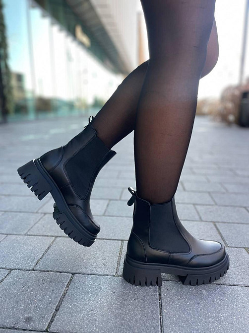 Edan Instruments Черевики жіночі EDAN 18 чорні (зима, шкіра натуральна) (5695) 36 Коломия - фото 7