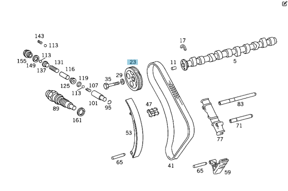 Mercedes-Benz  A6010520001 Шестерня розподільного валу двигуна OM603 OM601 OM602 Одесса