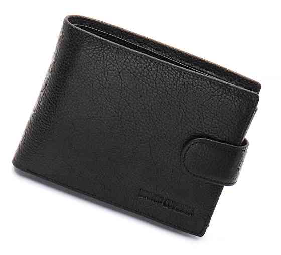 Чорне шкіряне портмоне з відділом для документів Marco Coverna MCBK10-805 Кам'янське