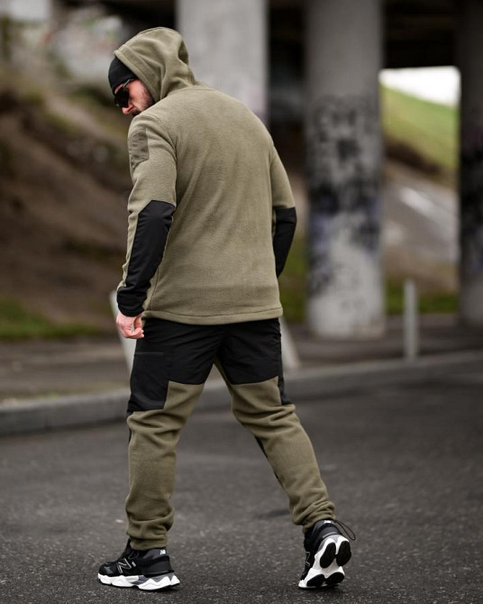 Флисовый спортивный тактический костюм TARANTUL  oliva/black ТР6552 Одесса - изображение 14