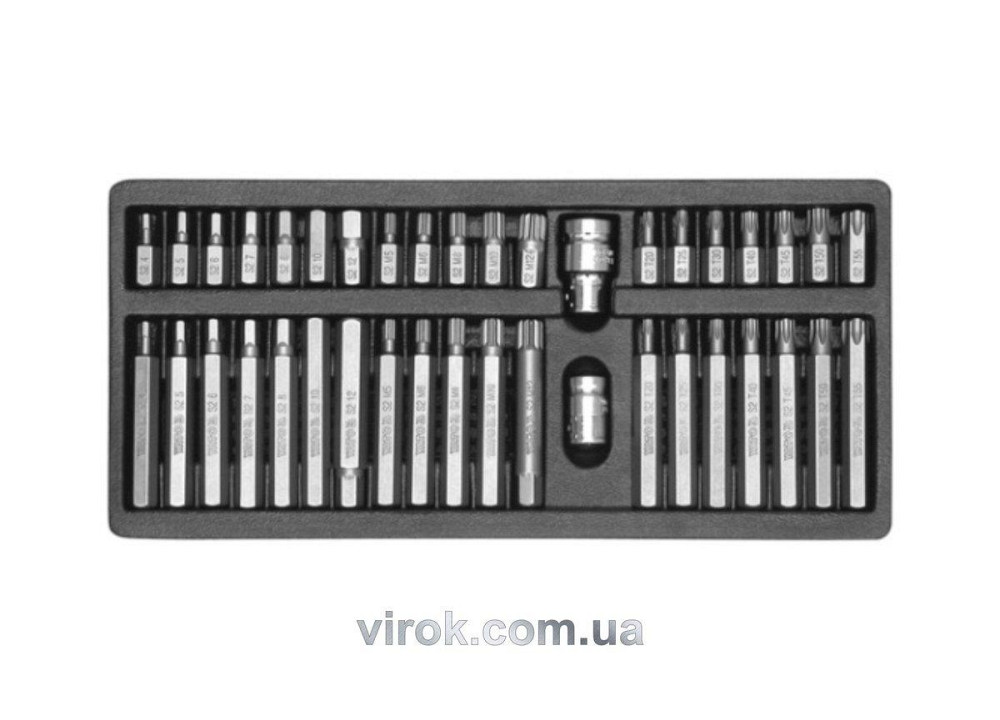 Набір насадок викруткових YATO : адаптери 1/2