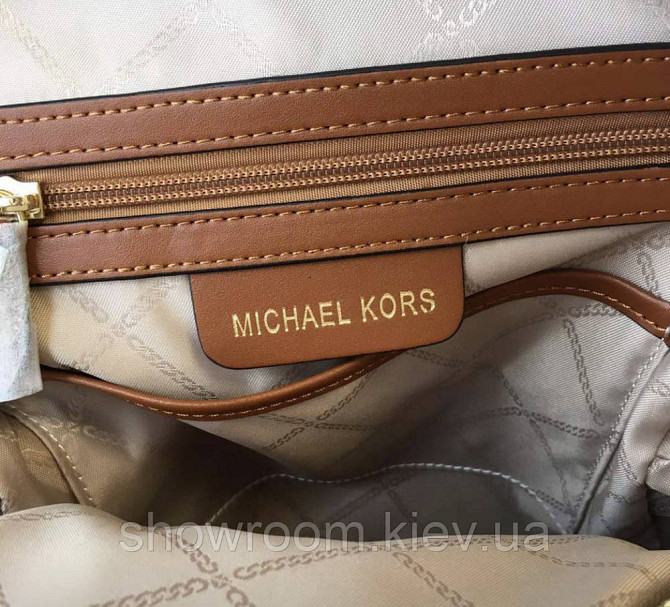 Жіночий рюкзак Michael Kors Abbey Brown Lux Київ - фото 10