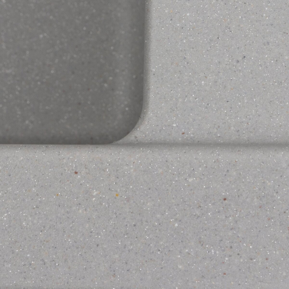 Гранітна мийка для кухні VALESO INTENSO 6550 матова Сірий металік Коломыя - изображение 8