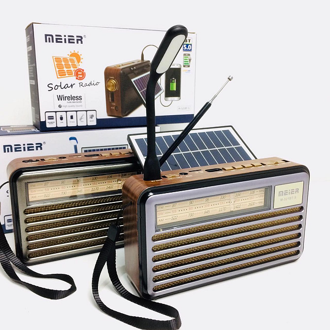 Радіоприймач акамуляторний Bluetooth Meier MD 521 BT- S/ 9667 (30 шт) Київ - фото 1