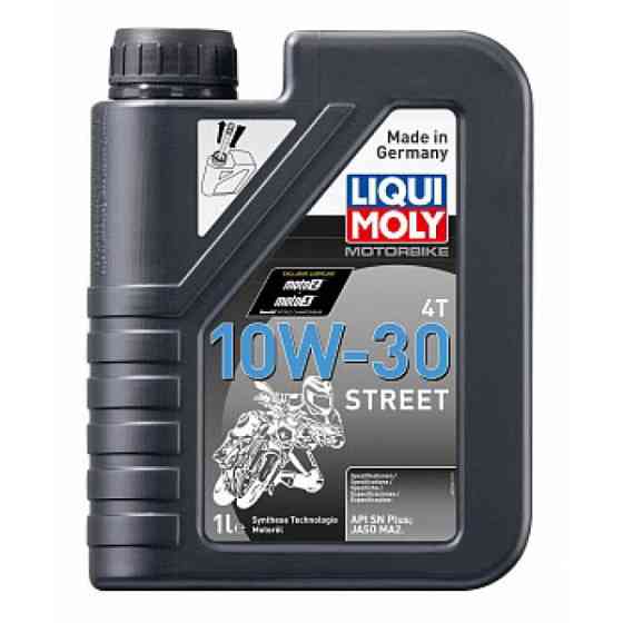 LIQUI MOLY НС-синтетична моторна олва для 4-тактних мотоциклів Motorbike 4T Street 10W-30 1л. Коломия
