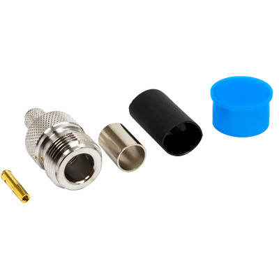 Коннектор N-female обжимной разъем для кабеля RG6 HiSmart (TV991297) Винница - изображение 1